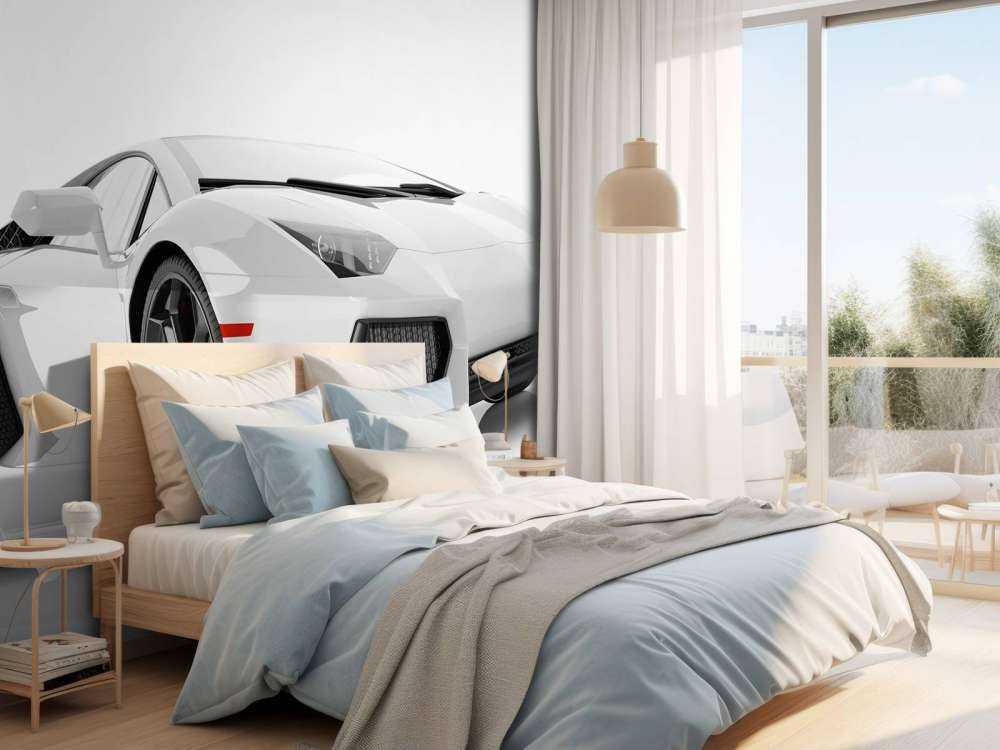 White supercar