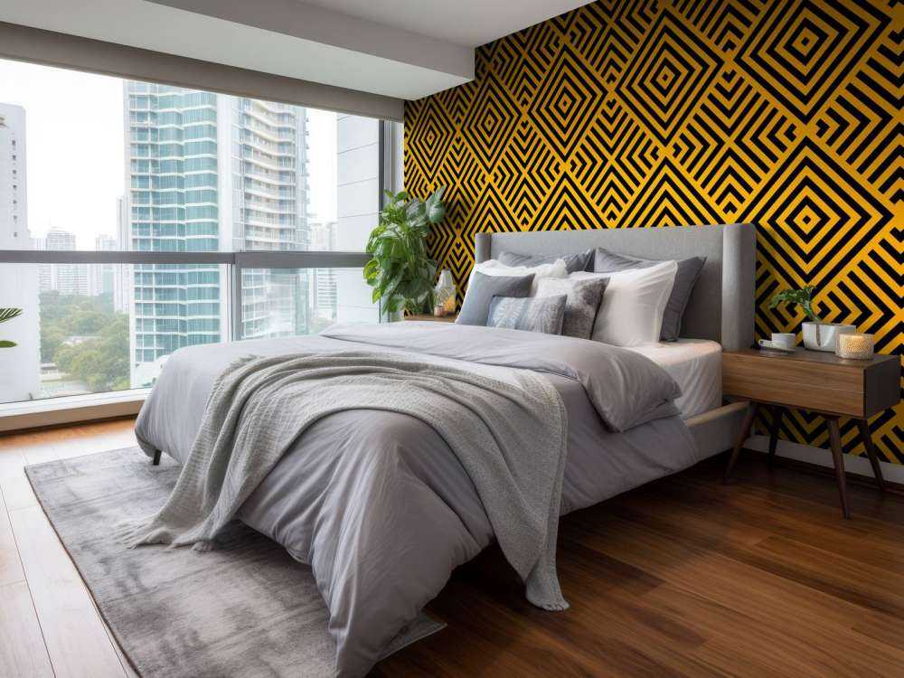 Black and gold Art Deco