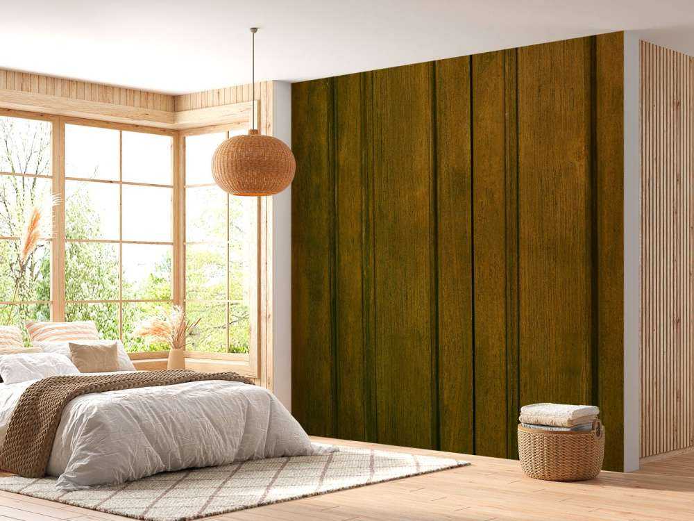 Ochre yellow wood