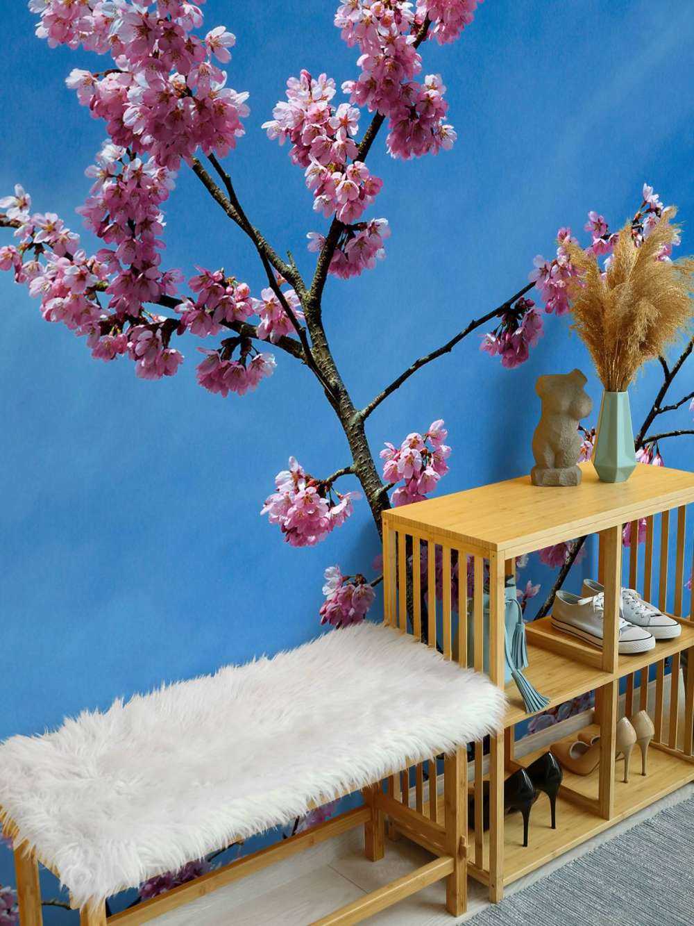 Japanse roze bloesems