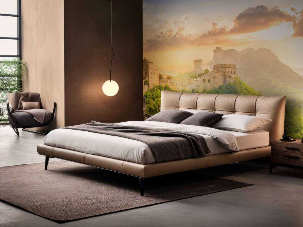 Chinese muur bij zonsopkomst