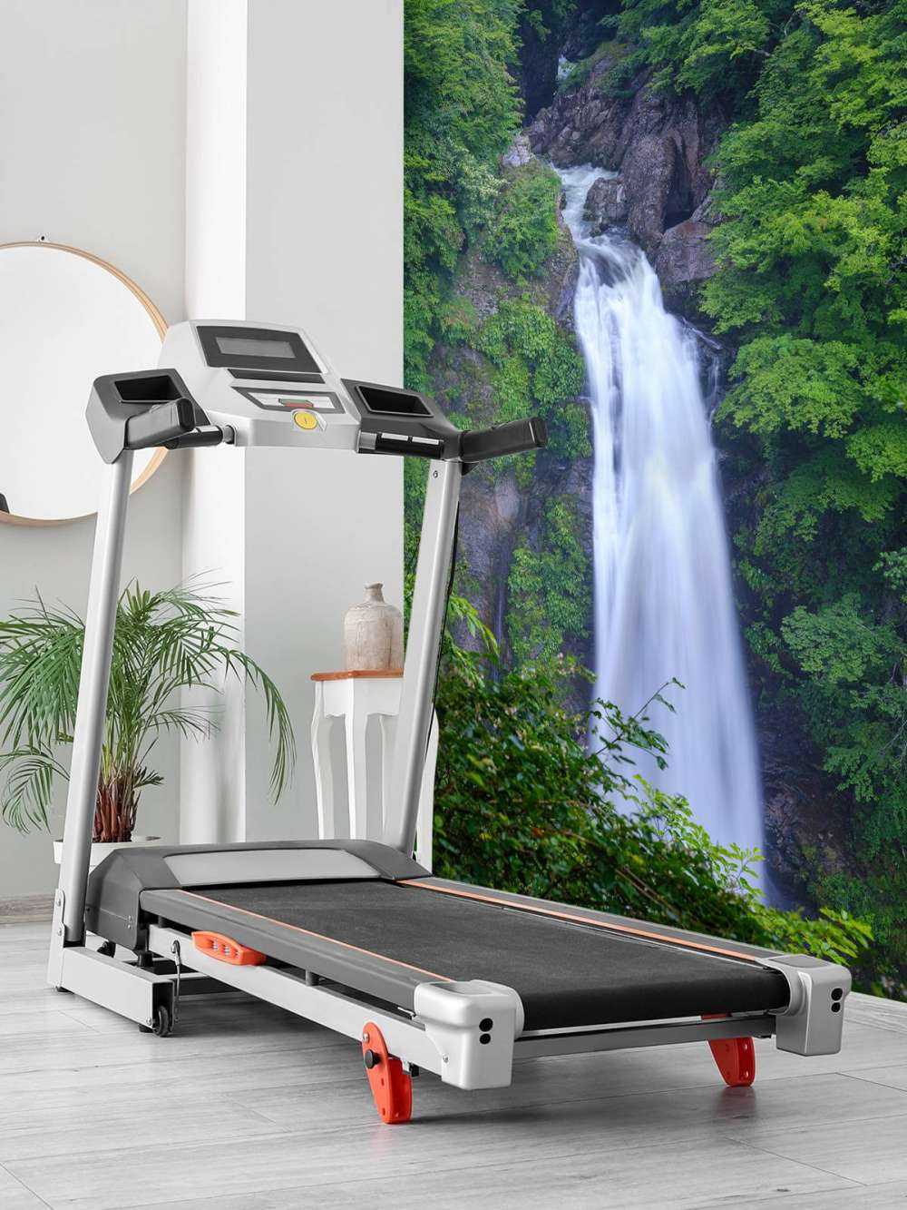 Dichtbegroeide waterval