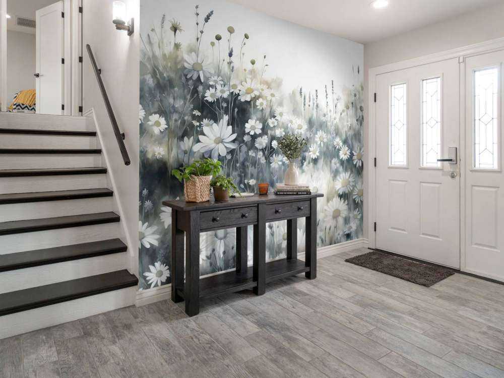 Quiet Daisies Meadow Green