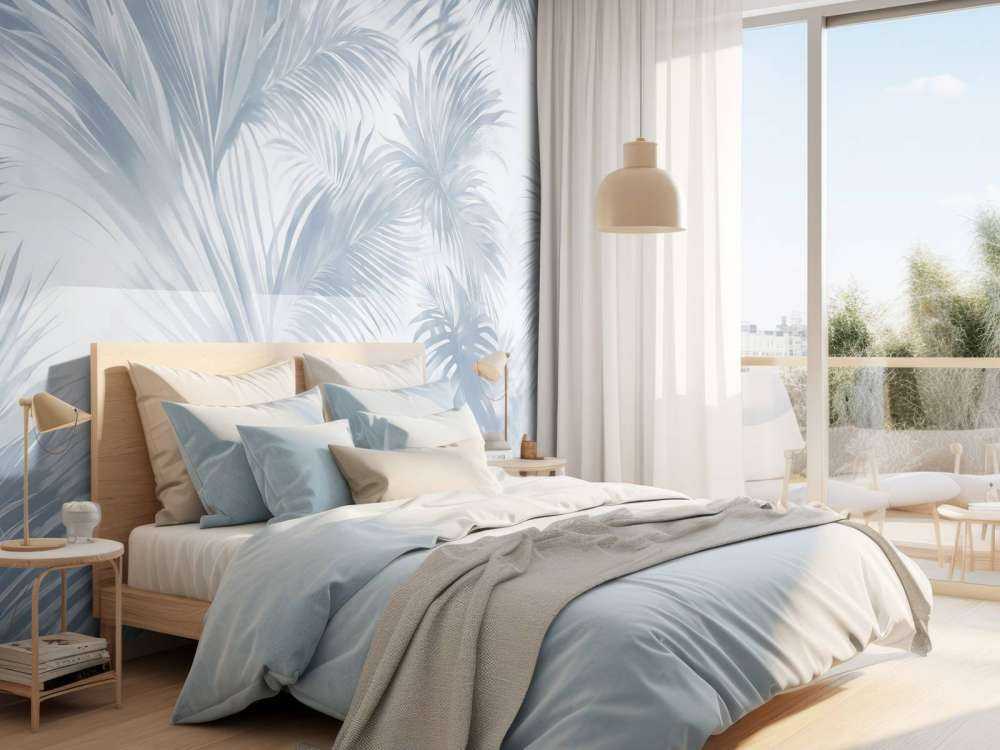 Palm Extravaganza Blue