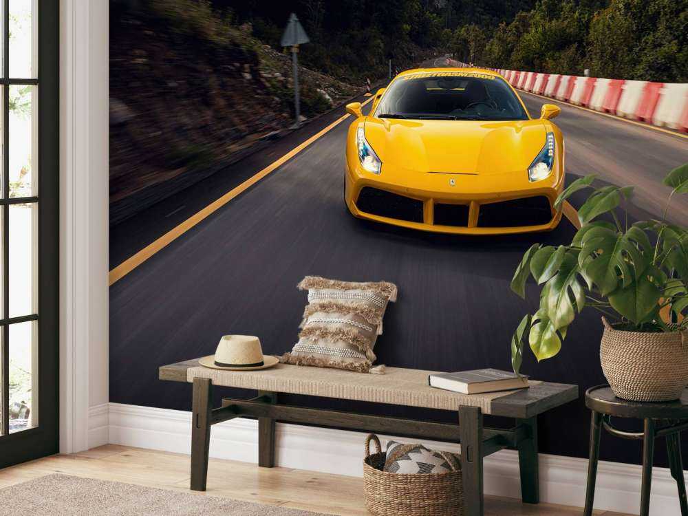 Speed through green mountain passes