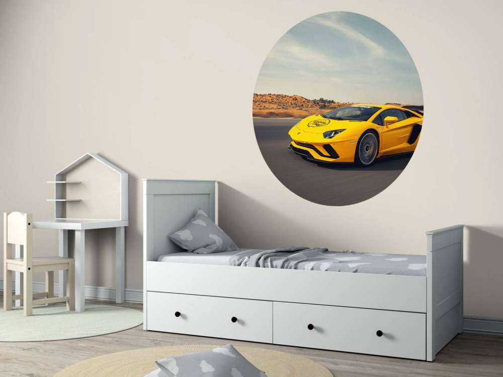 Lamborghini Aventador in action