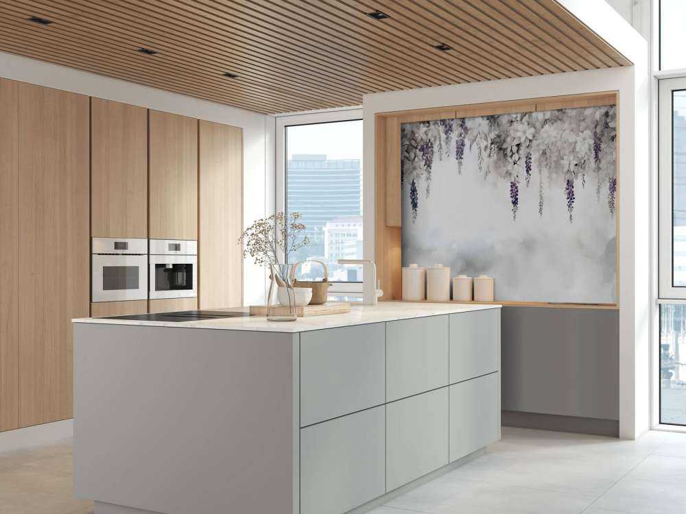 Gentle Wisteria Garden Grey