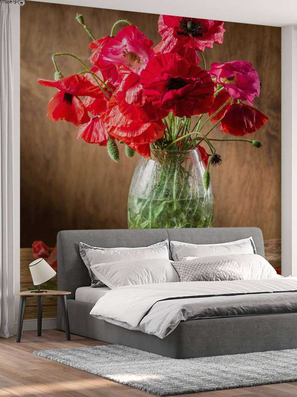 Poppies in a vase