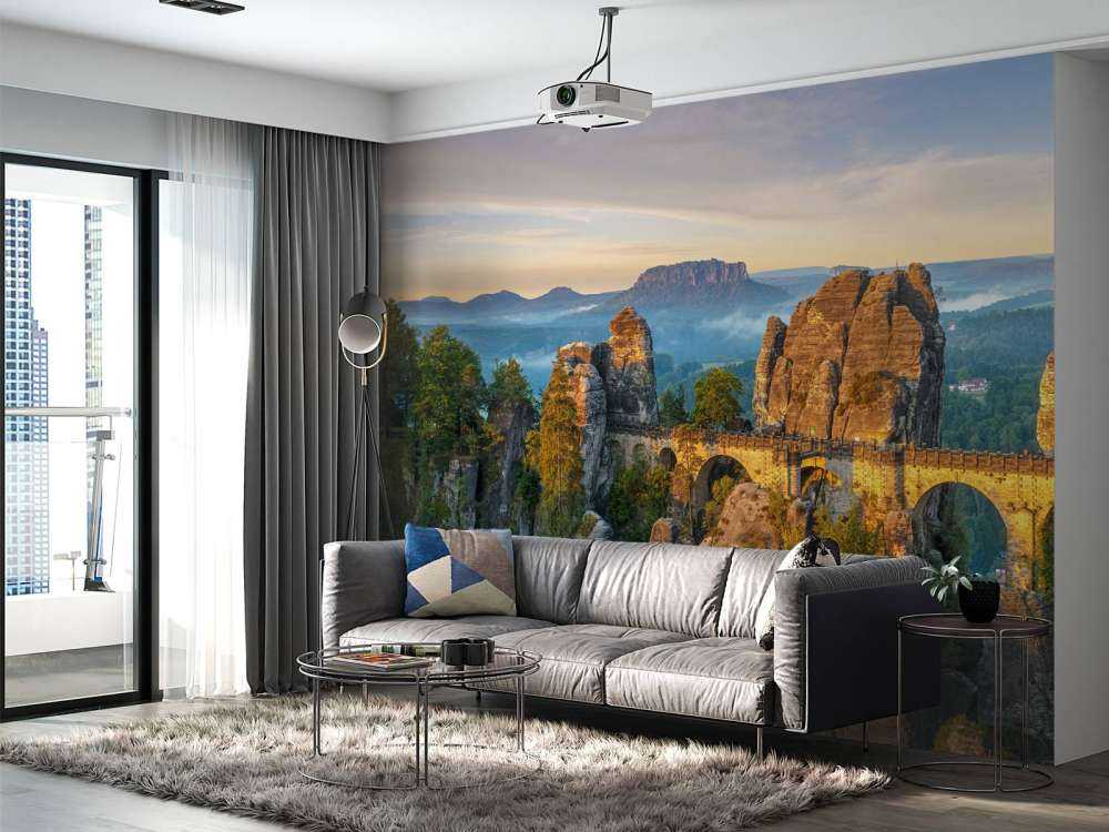 Bridge in the mountains