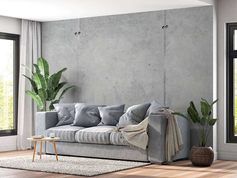 Gedetailleerd betonnen muur