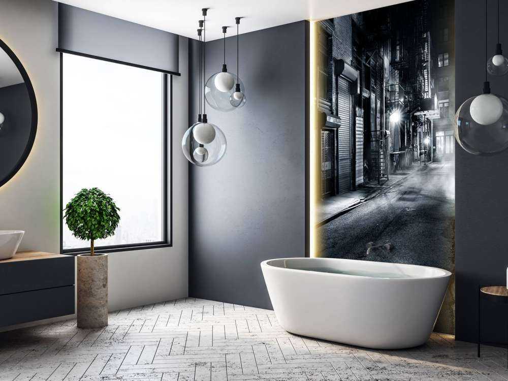 Verlaten steeg in New York