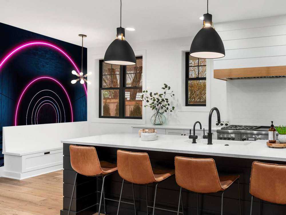 Modern futuristic hallway