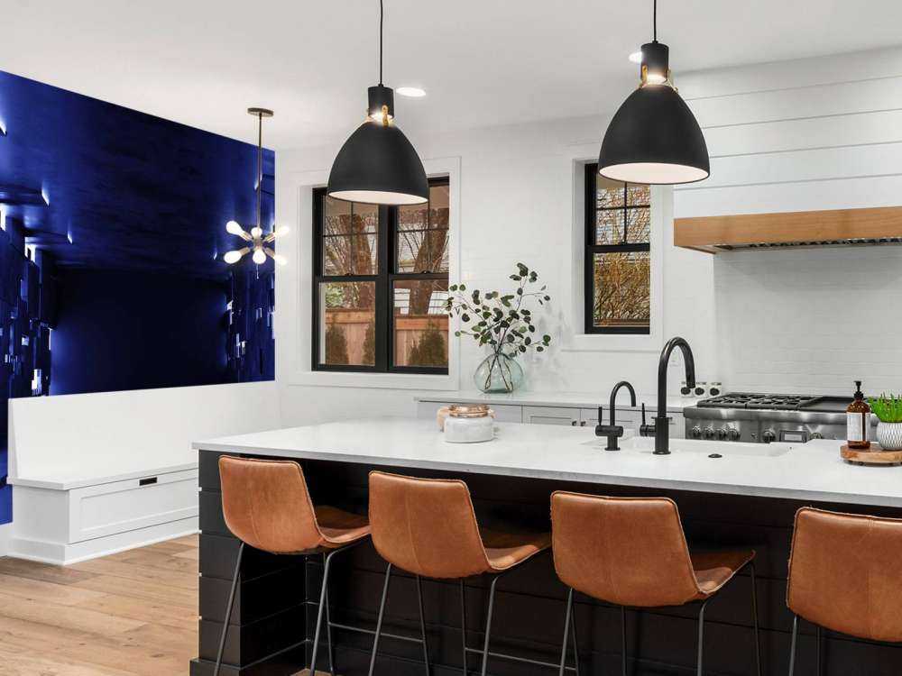 Modern futuristic room