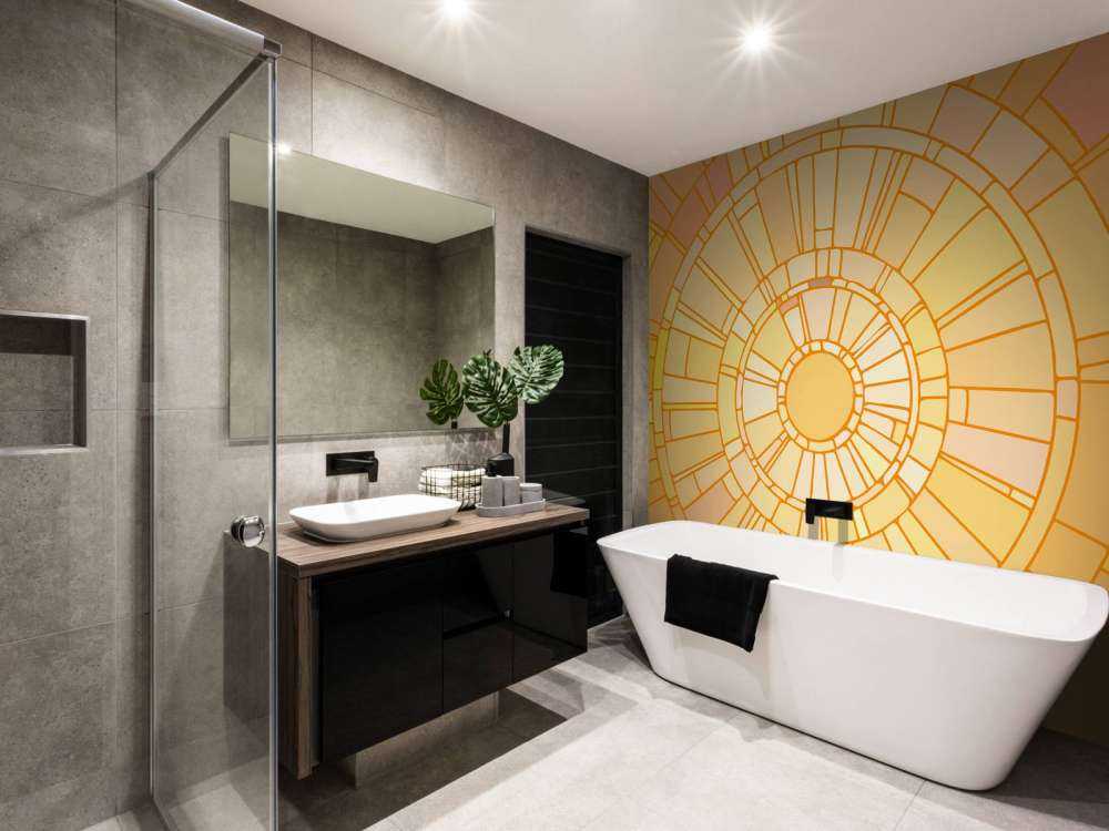Sunbeams mosaic