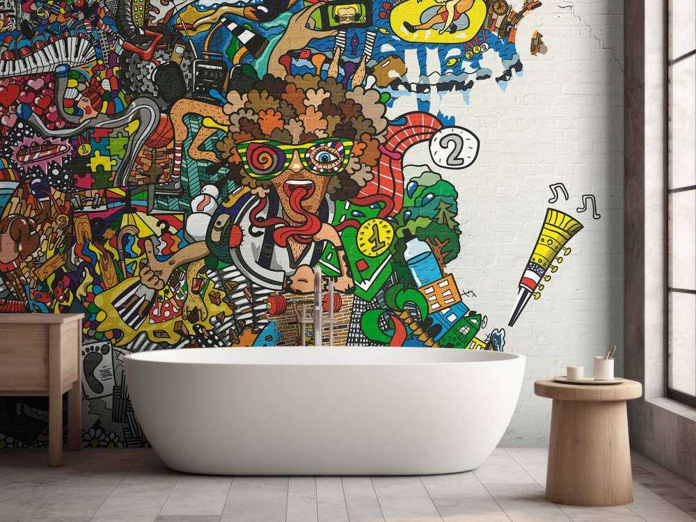 Chaotic graffiti