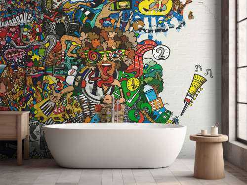 Chaotic graffiti