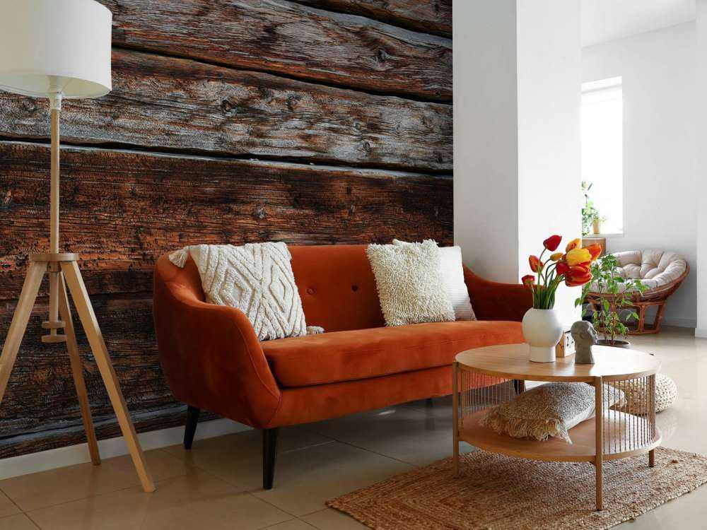 Rough weathered wood