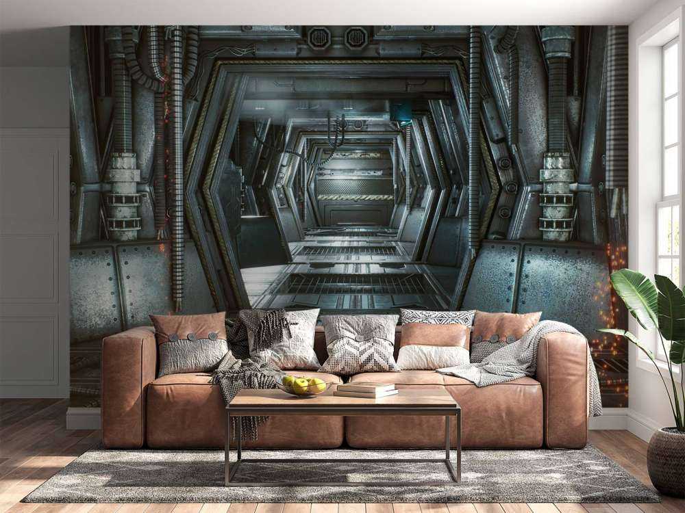 Futuristic tunnel
