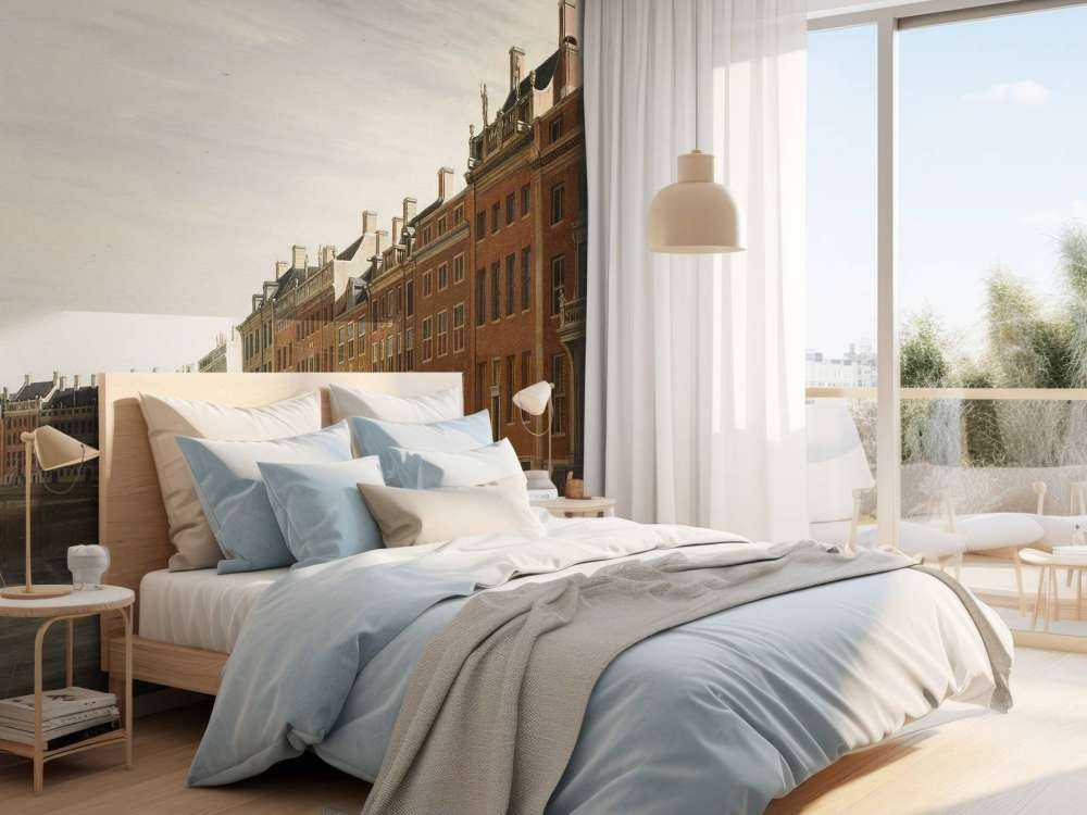 De Gouden Bocht in de Herengracht in Amsterdam vanuit het westen