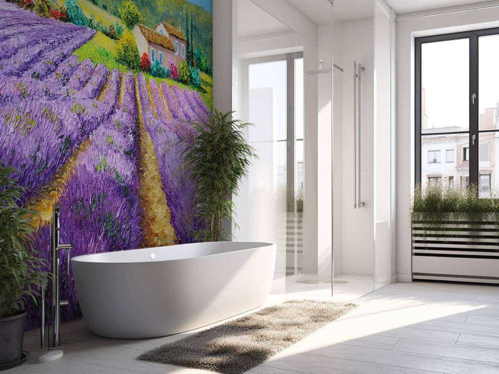 Lavender under linden