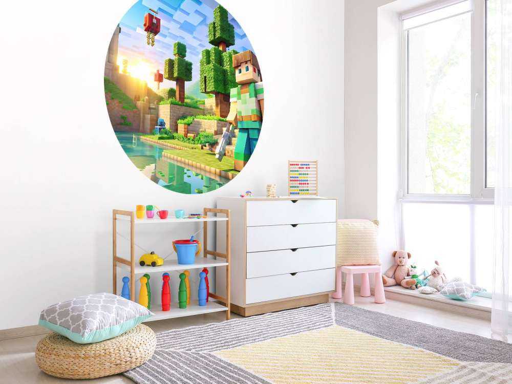 Sunset in block valley