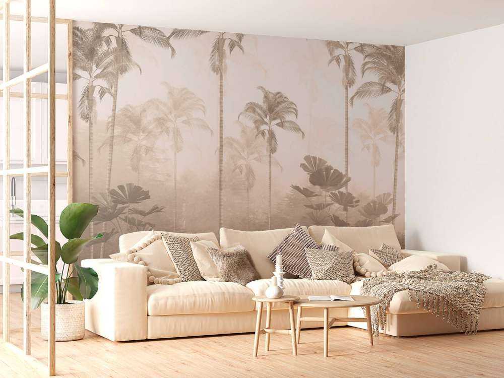 Sepia Tropical Stillness