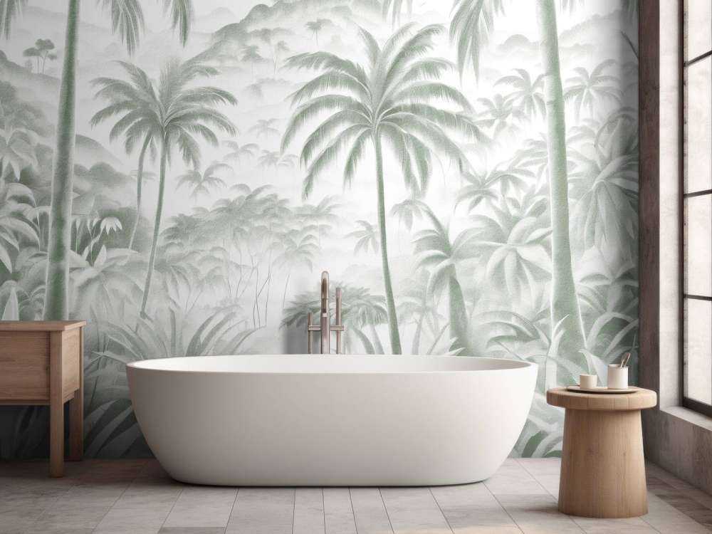 Tropical Mountain Oasis, green