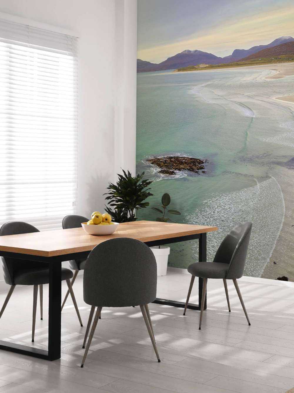 Sea and mountains along the coast