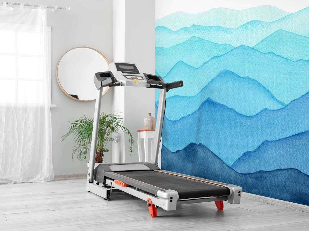 Watercolor mountains