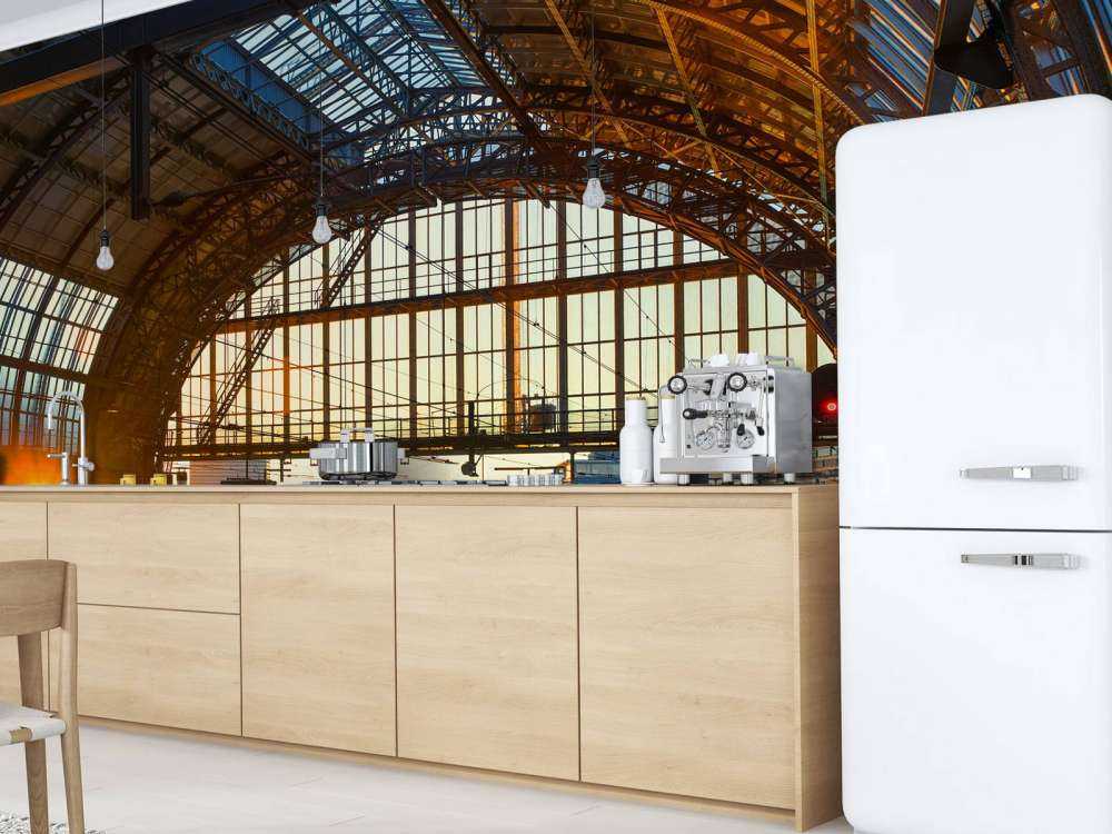 Sunrise at the station