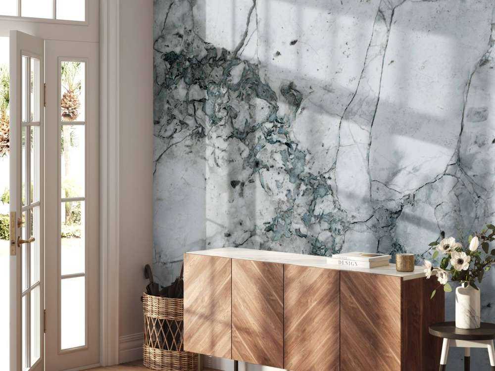 Light marble with fine structure