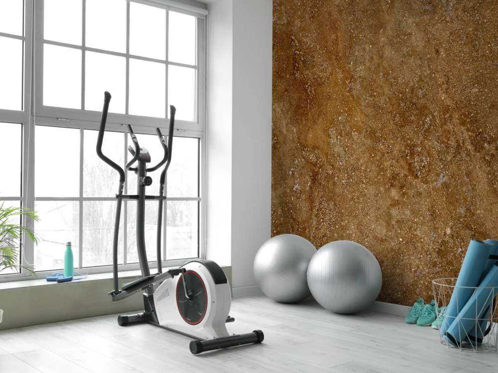 Marble with gold tone