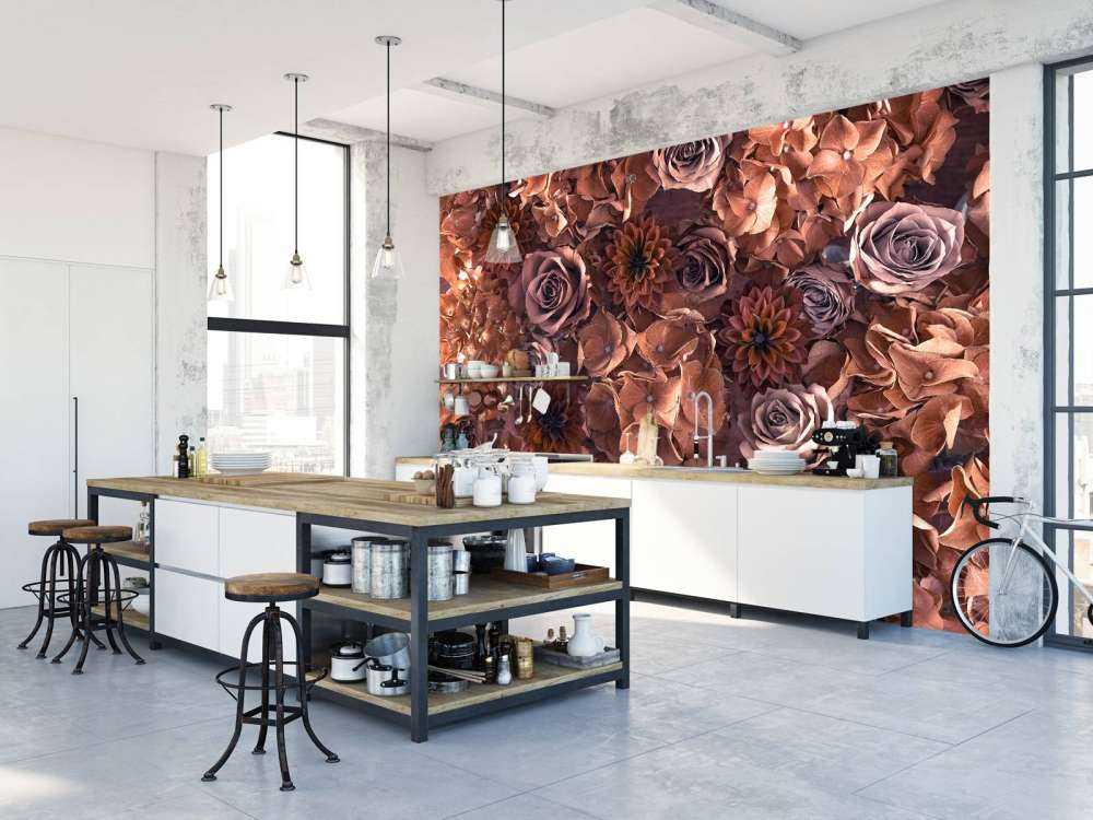 Hydrangeas, roses and dahlias