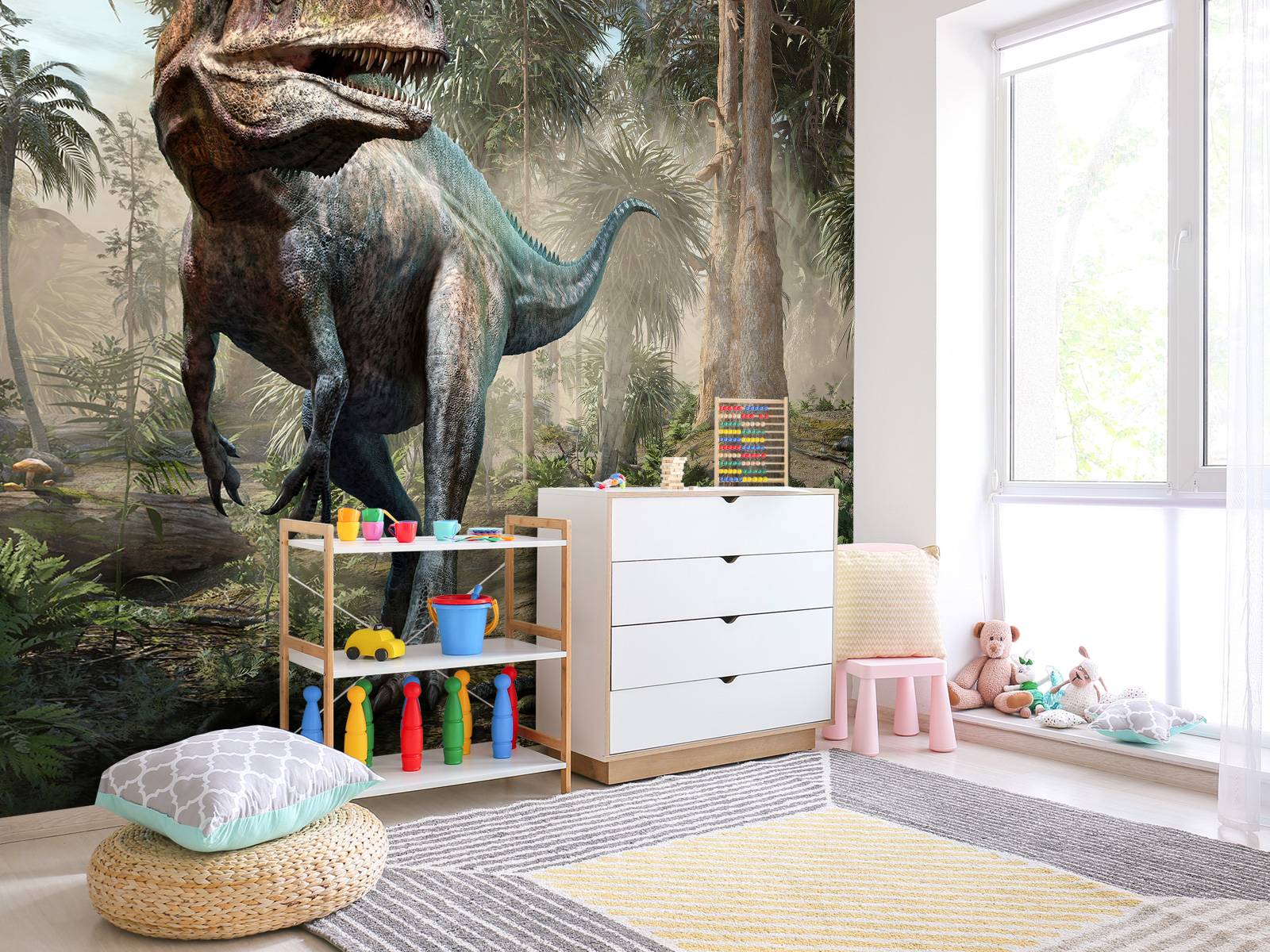 Acrocanthosaurus in forest
