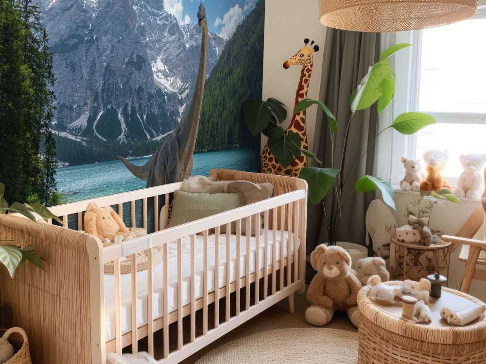 Brachiosaurus in water