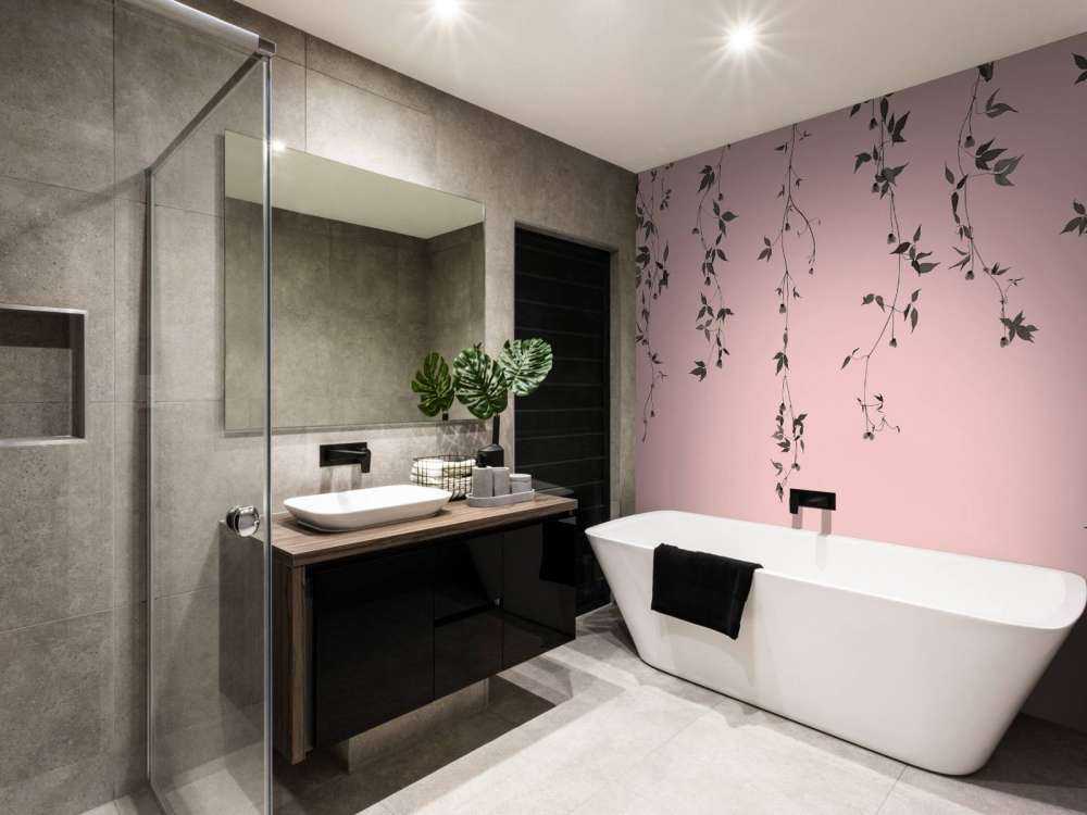 Clematis twigs on old pink