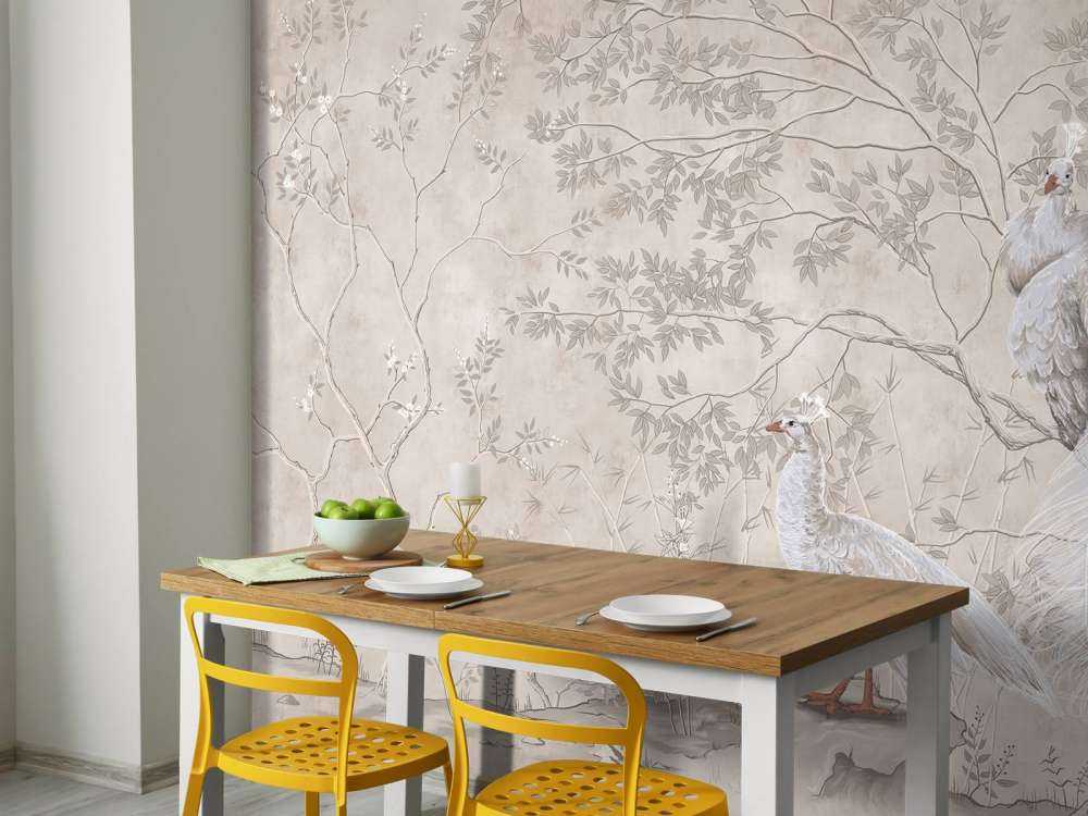 Peacocks in the tree