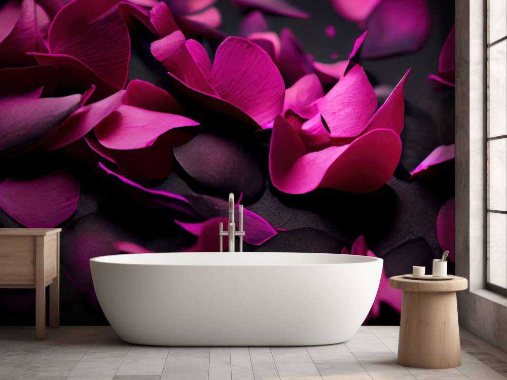 Dark pink hydrangeas