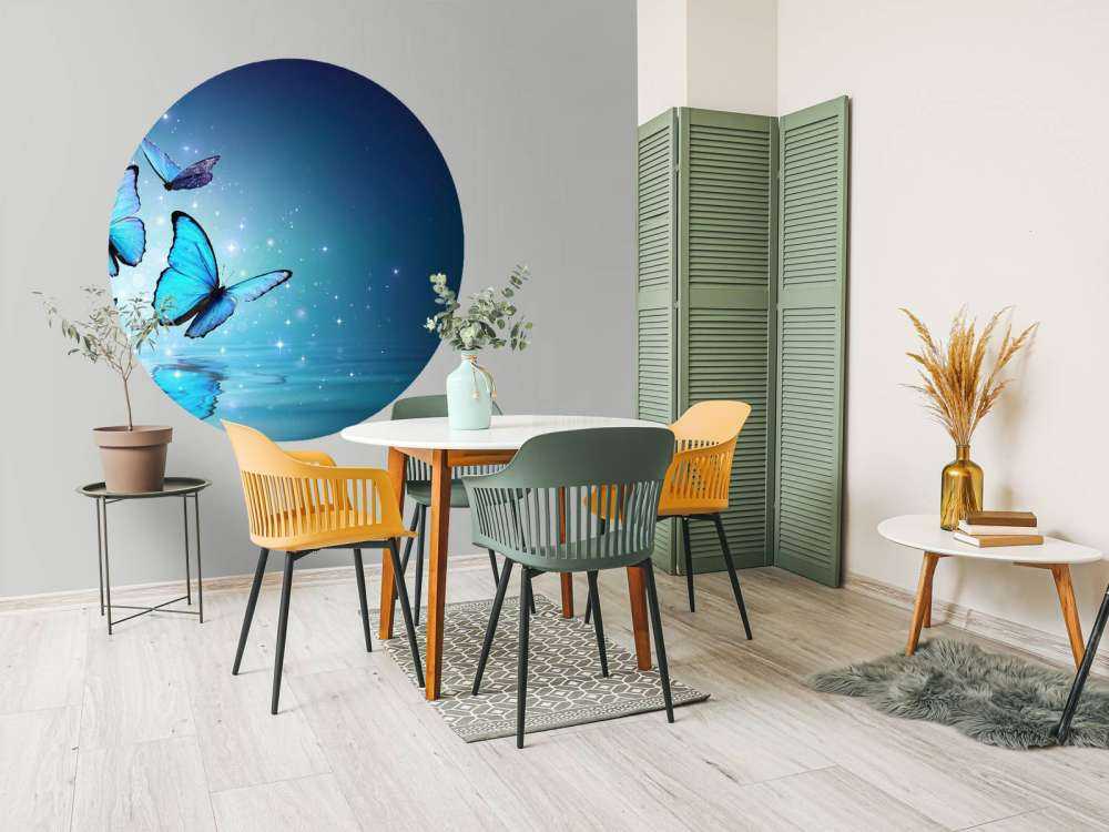 Fairy butterflies on water