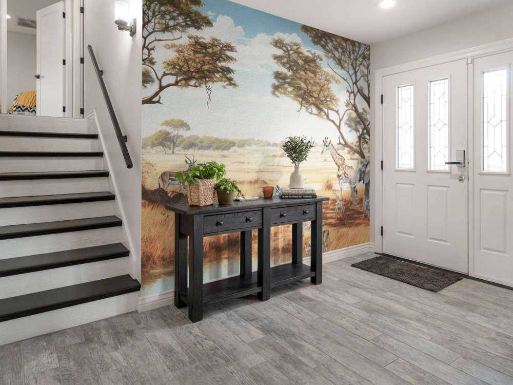 Safari landscape in color