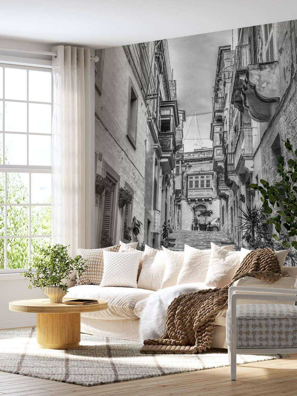 Narrow stairs in Malta