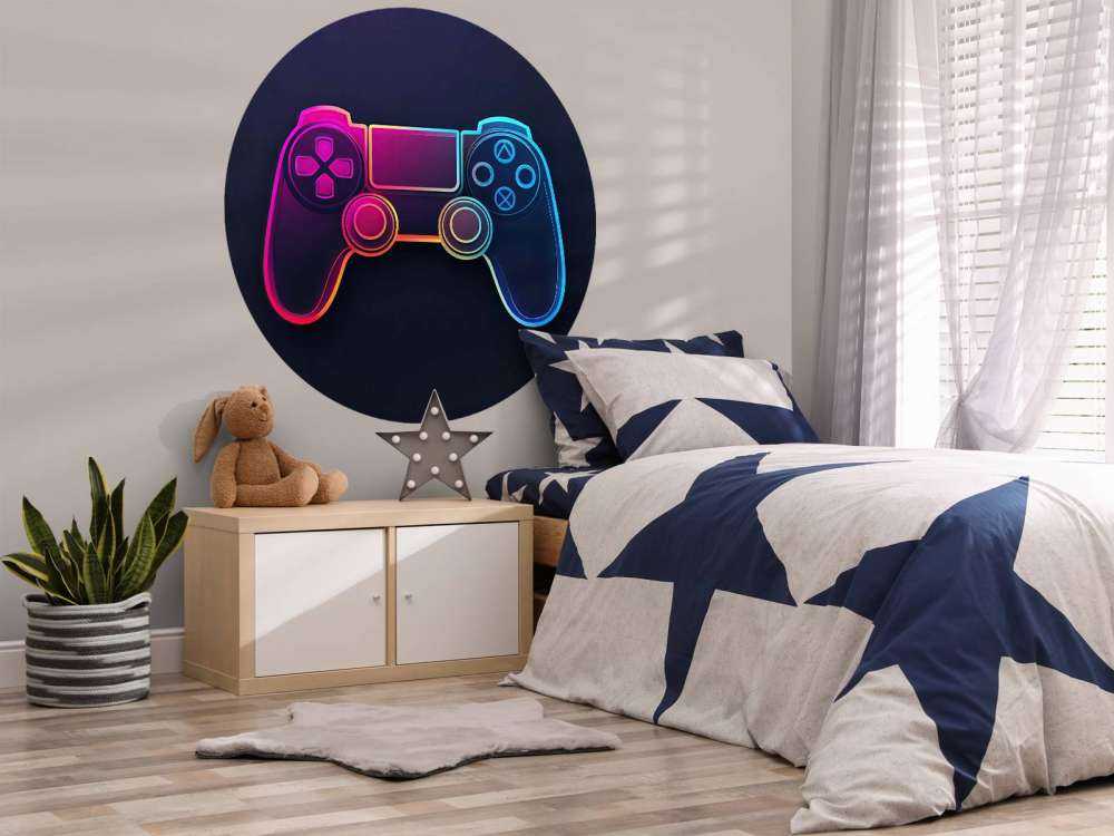 Neon Gaming Controller