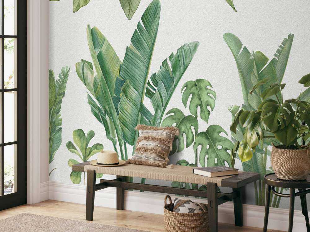 Tropical jungle plants