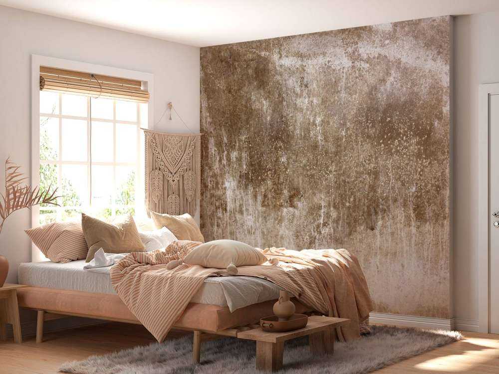 Old weathered brown wall