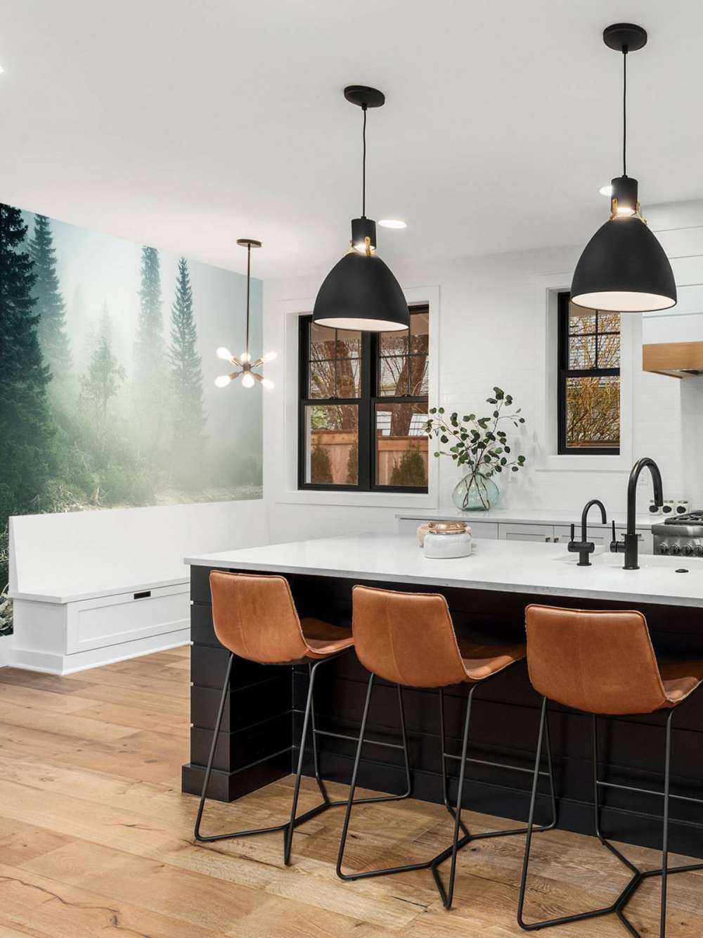 A beautiful mountain lake