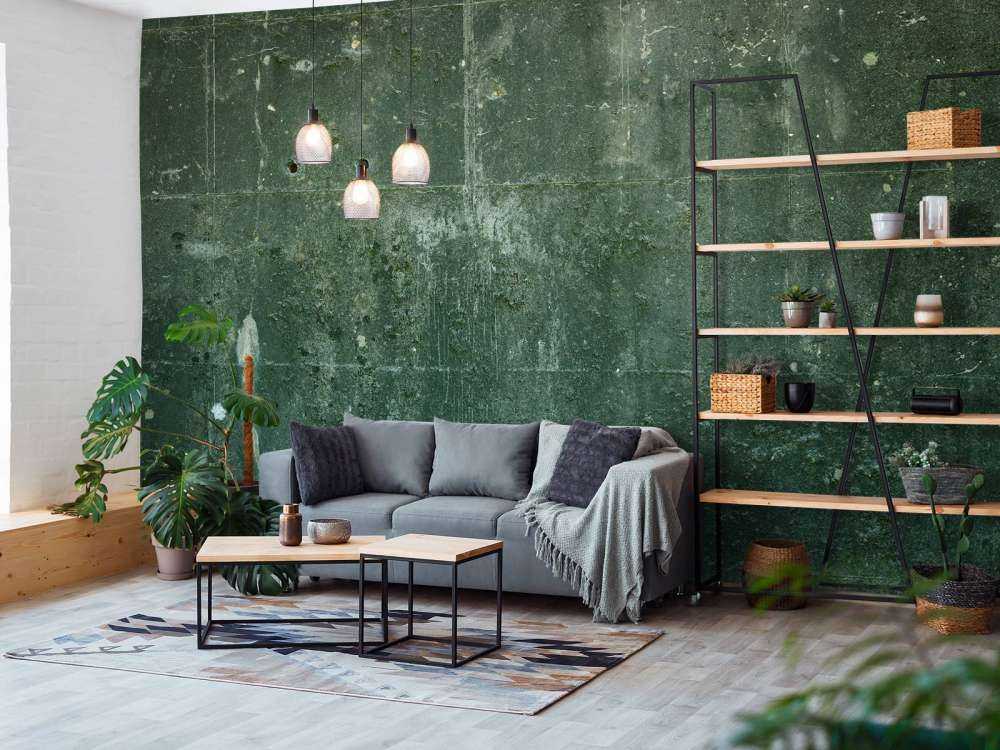Green concrete look