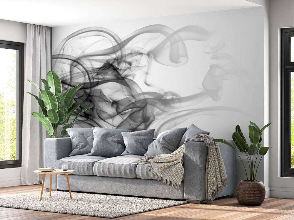 Head formed of smoke