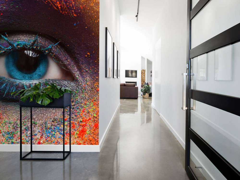 Colourful eye