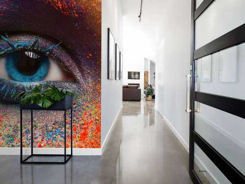 Colourful eye