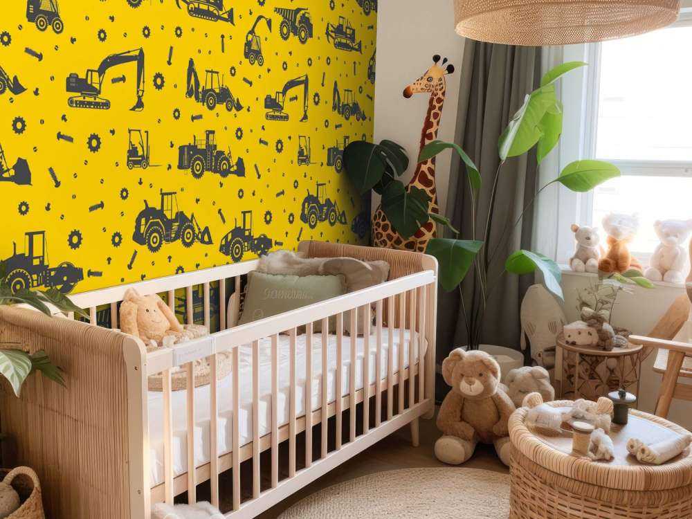 Construction traffic yellow